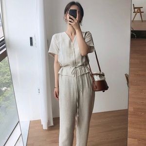 Linen jumpsuit